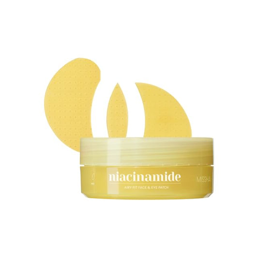 MISSHA, Airy Fit Niacinamide Brightening Face & Eye Patch
