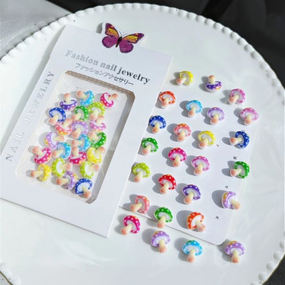 Porcini, Mushroom Nail Art Decoration
