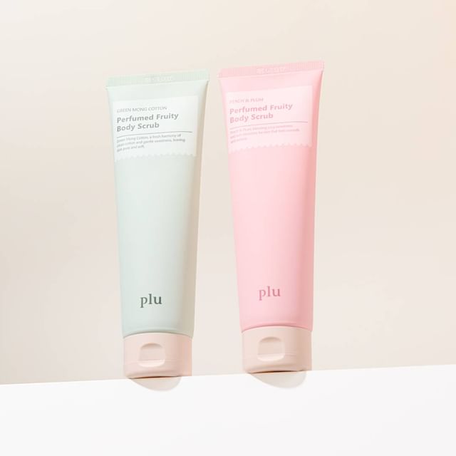 plu, Perfumed Fruity Sugar Body Scrub Mini - 2 Types
