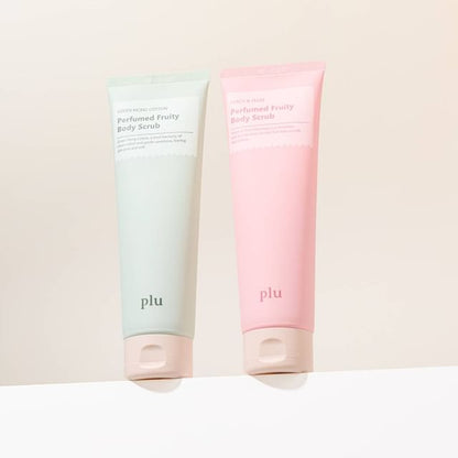 plu, Perfumed Fruity Sugar Body Scrub Mini - 2 Types
