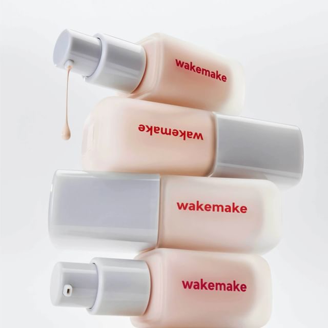 WAKEMAKE, Seamless Wear Foundation - 6 Colors