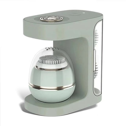 Beautyronics, Set: Electric Face Cleaning Brush + Interchangeable Brush Head + Charging Station USB Rechargeable