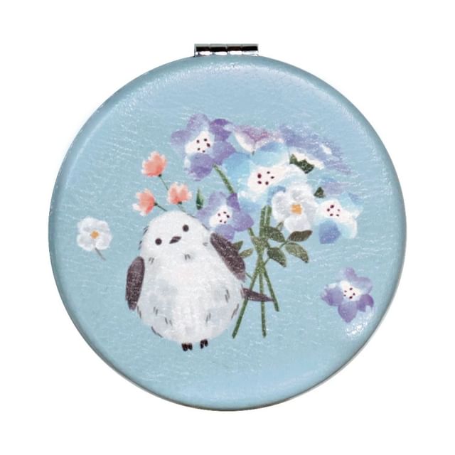 LABCLIP, Long-tailed Tit Bird Foldable Travel Mirror