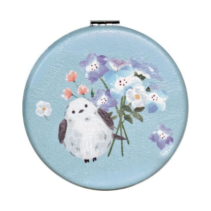 LABCLIP, Long-tailed Tit Bird Foldable Travel Mirror