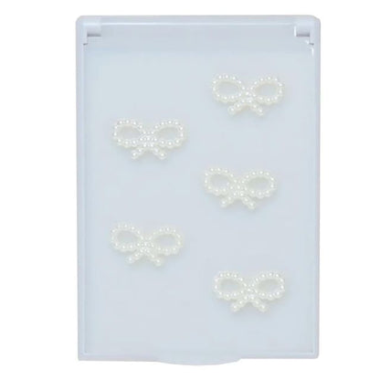 Q-LiA, Pearl Ribbon Foldable S sized Mirror Grey
