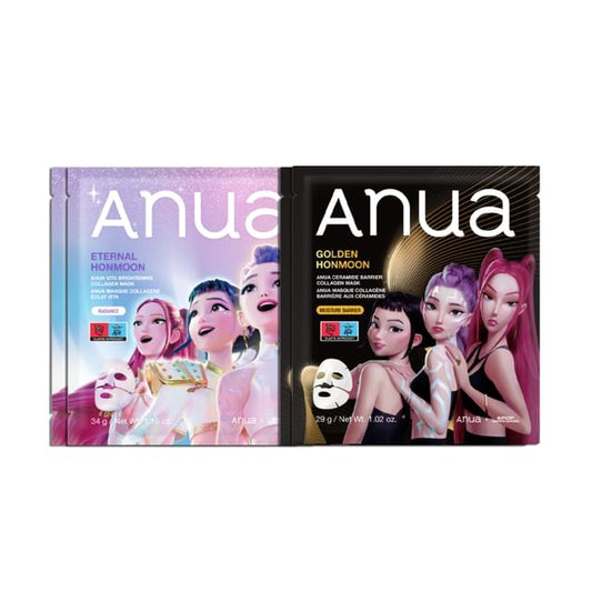 Anua, Bundle: Kpop Demon Hunters Vita Brightening Collagen Mask + Ceramide Barrier Collagen Mask