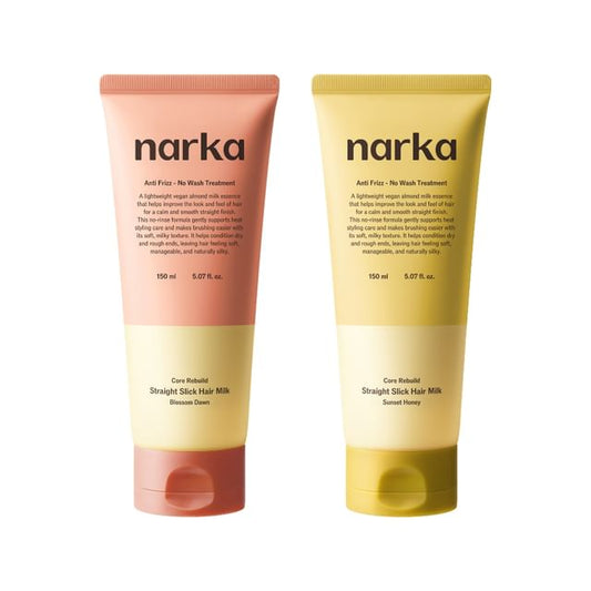 narka, Core Rebuild Straight Slick Hair Milk - 2 Types