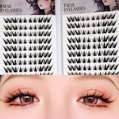 Lashie, Glue-Free False Eyelashes(200 Clusters)