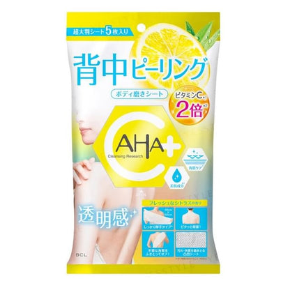 BCL, AHA Cleansing Research Body Peel Sheets C