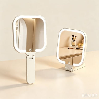 HOMTEC, USB Rechargeable LED Portable Mirror