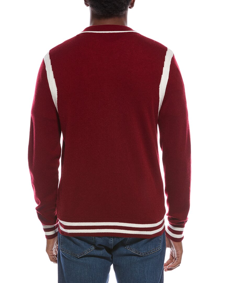 collar wool & cashmere-blend sweatshirt