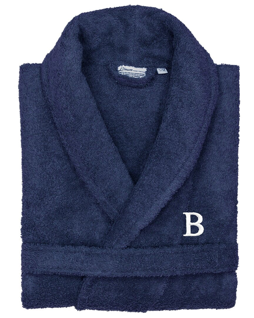 monogrammed unisex terry bathrobe small/medium, (a-z)