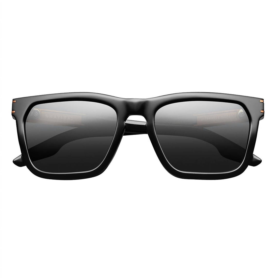One Size - polished black & copper