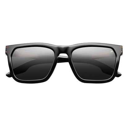 One Size - polished black & copper