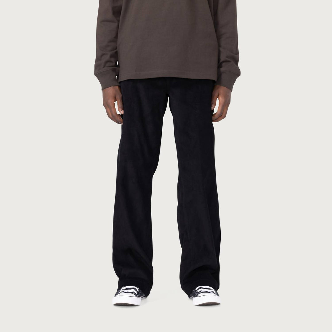 men's crease pant in black