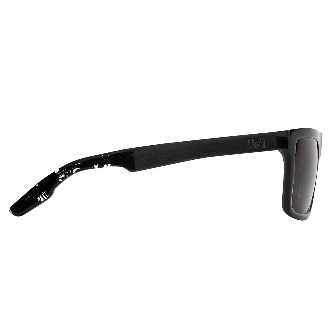 men's sepulveda sunglasses in polished dazzle - brushed black / grey lens