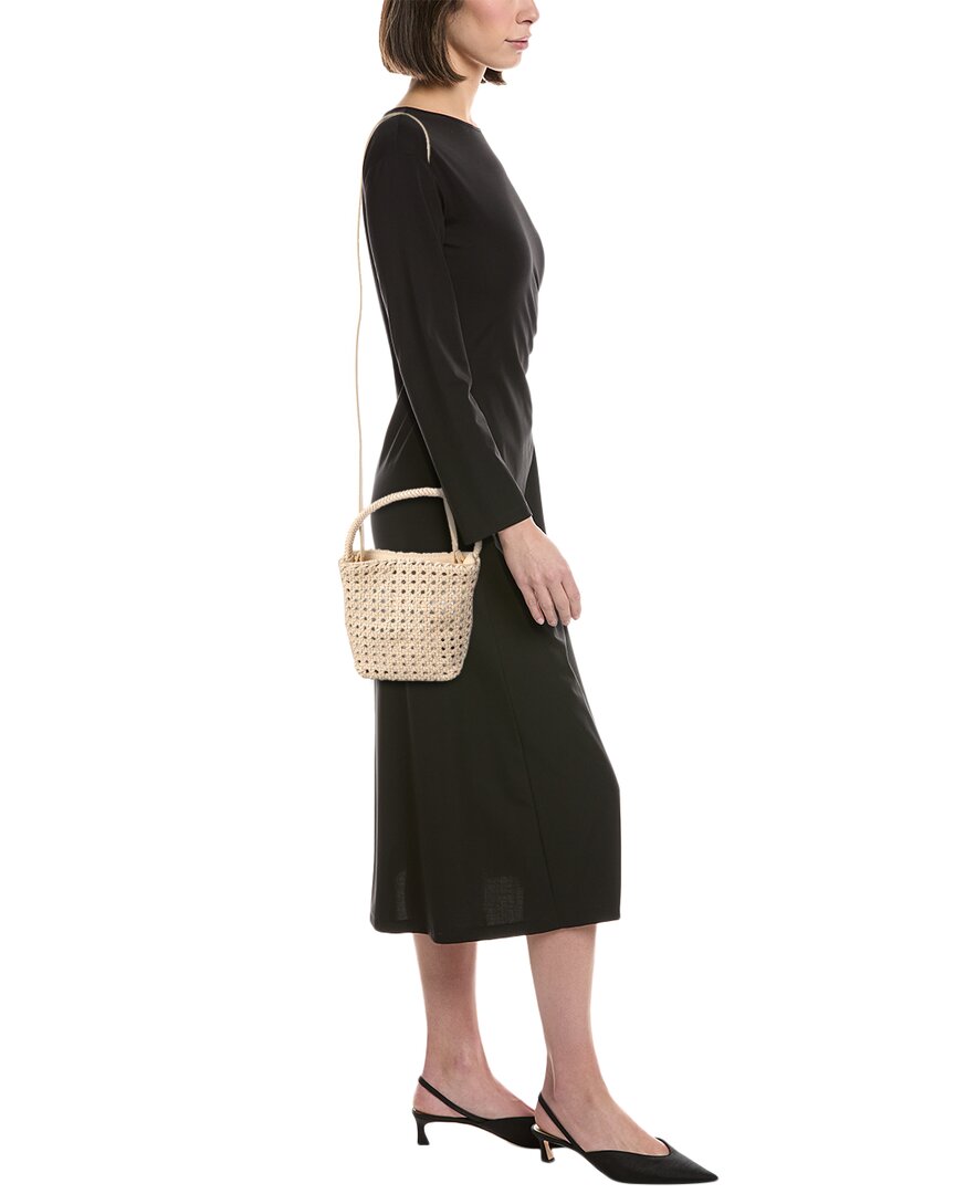 micro caning bucket bag