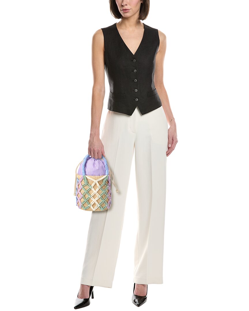 michelle straw bucket tote