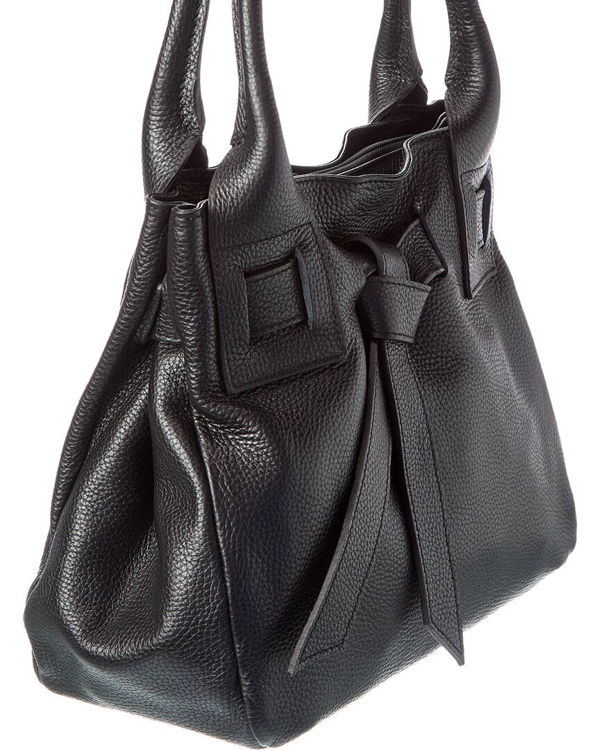 lucy16 small leather shoulder tote