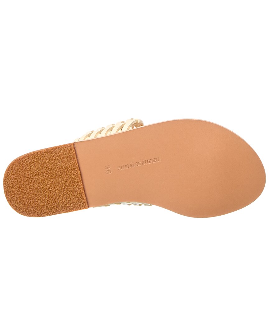 thalia woven leather sandal
