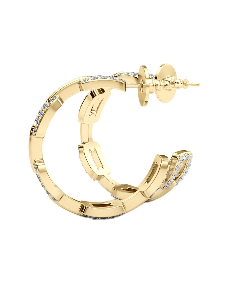 14k 1.04 ct. tw. diamond earrings