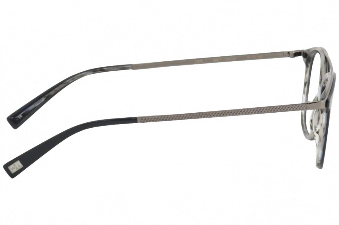 men's v378 square eyeglasses in navy smoke
