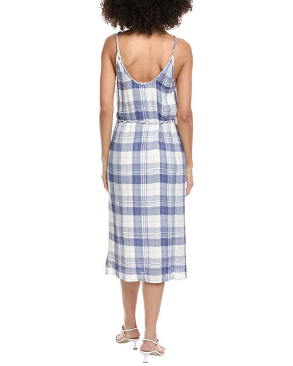 braided halter midi dress