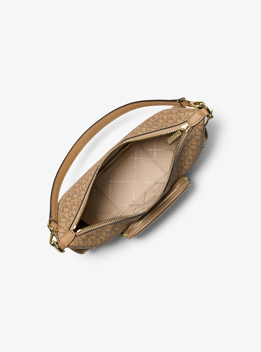 merritt small signature logo convertible shoulder bag