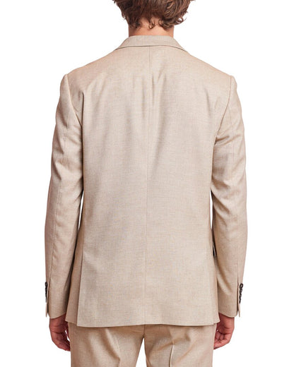 ashton slim fit linen-blend jacket