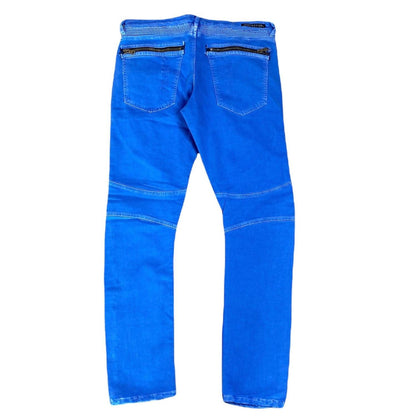 men's lee jean in cobalt blue
