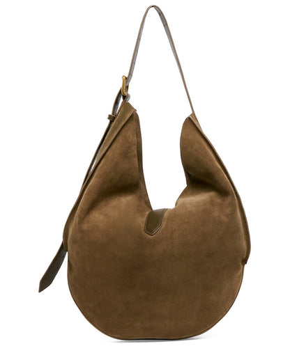 oakley suede hobo bag