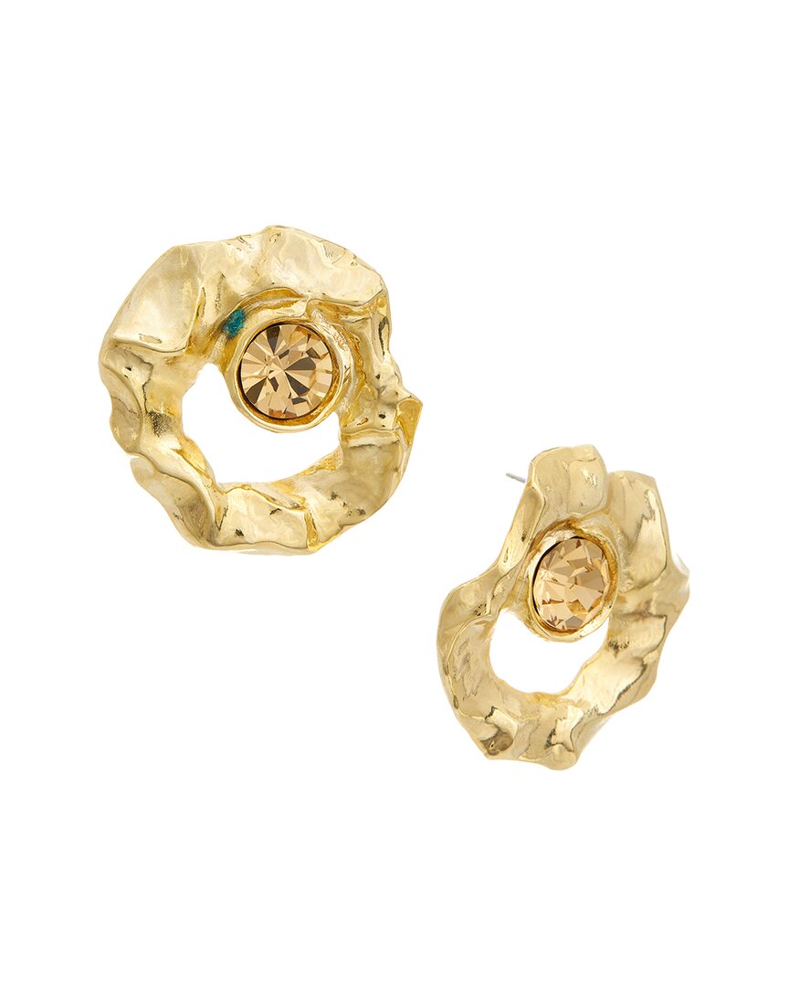 round stud textured earrings