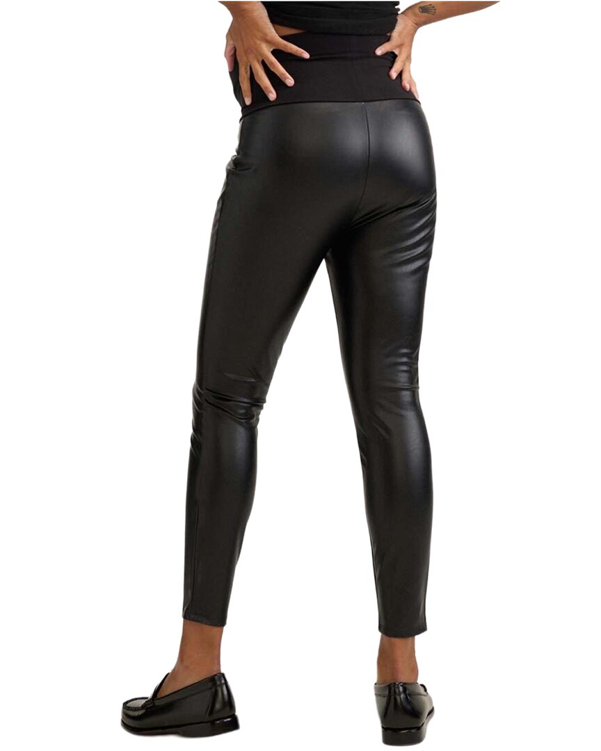 the vegan stretch leather legging