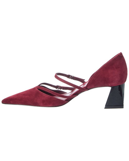 rue suede pump