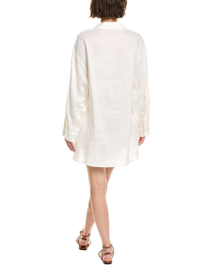 mini linen caftan