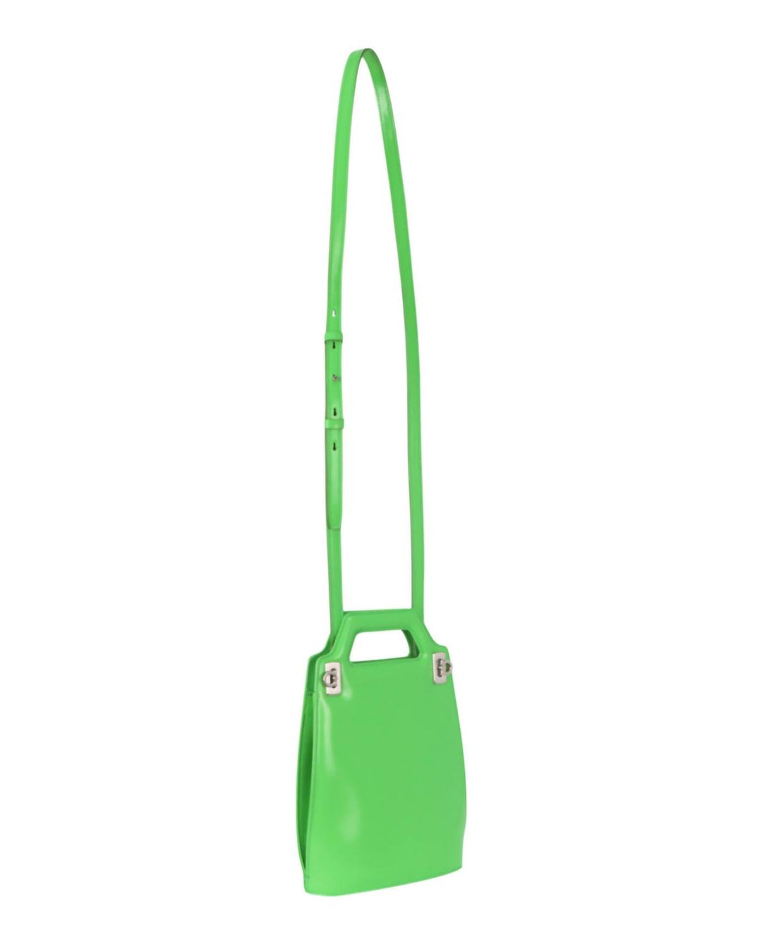 women's micro wanda patent leather shoulder bag in green