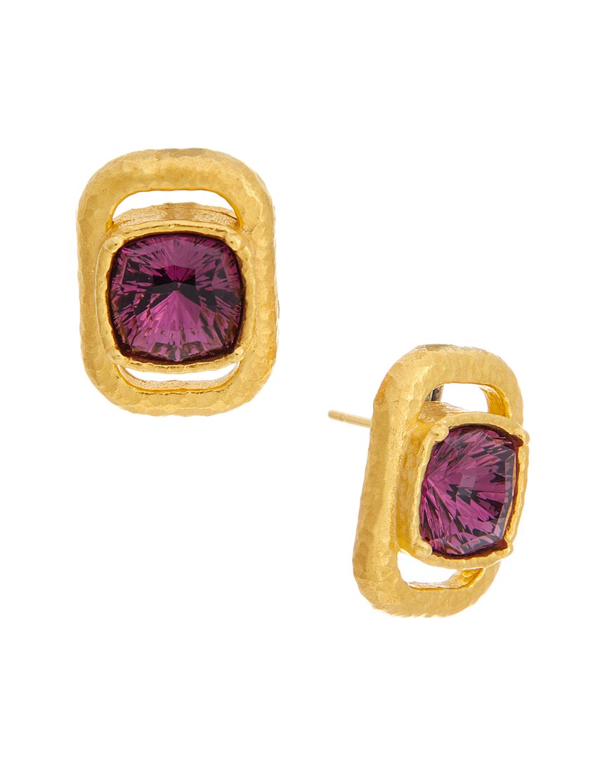 rectangle stud crystal earrings