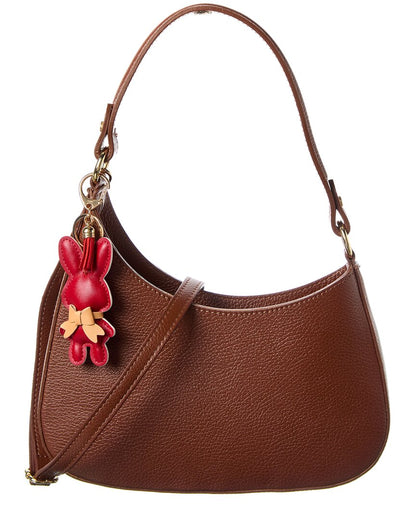 sloane leather shoulder bag