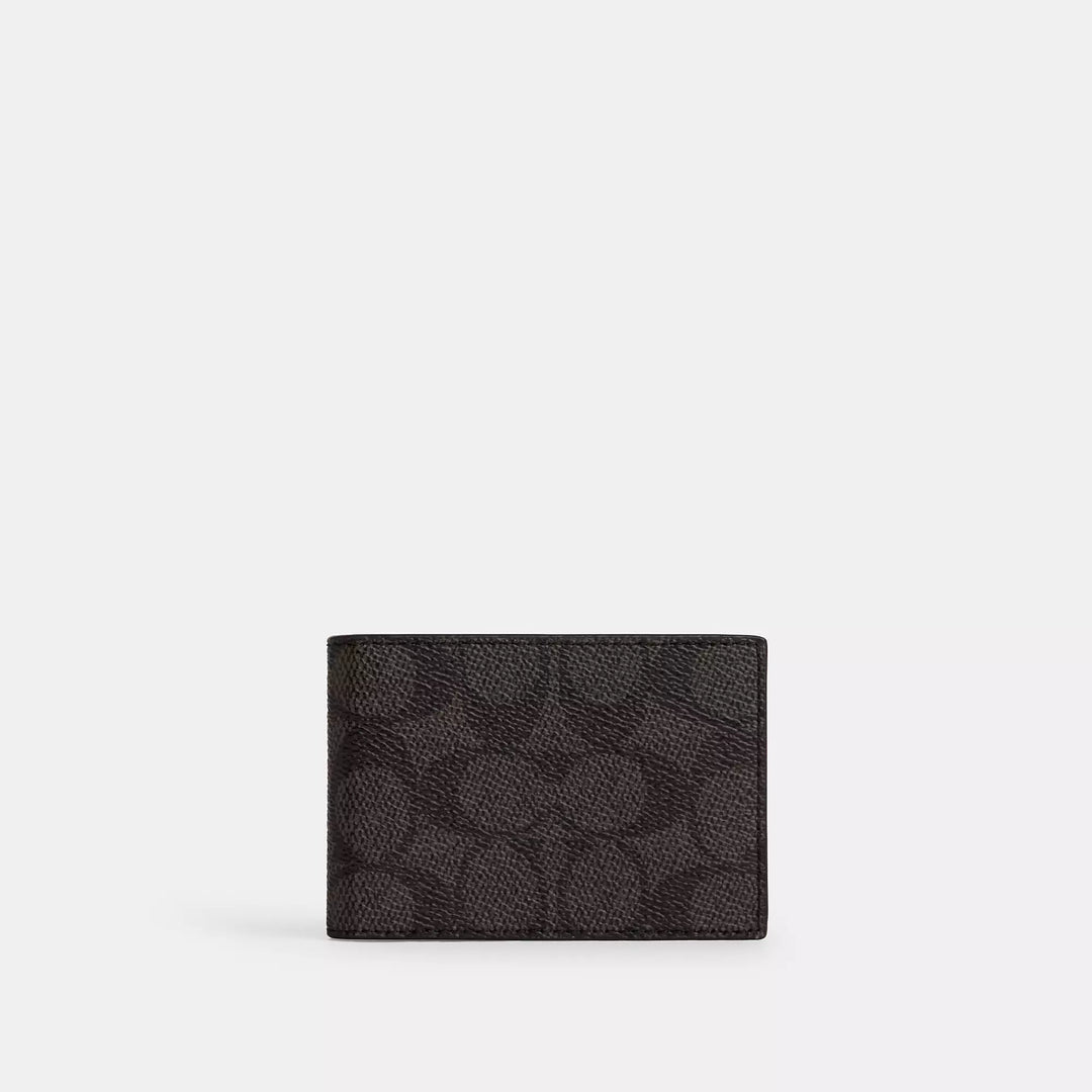compact billfold wallet in signature canvas