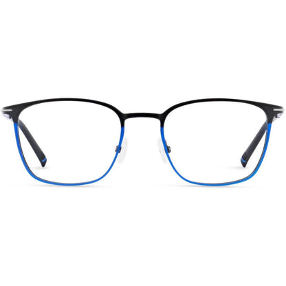 men's 30319l square eyeglasses in black/blue