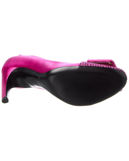 satin pump