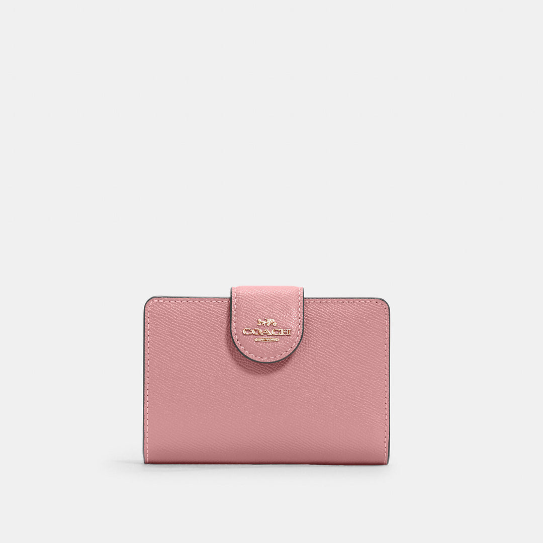 medium corner zip wallet