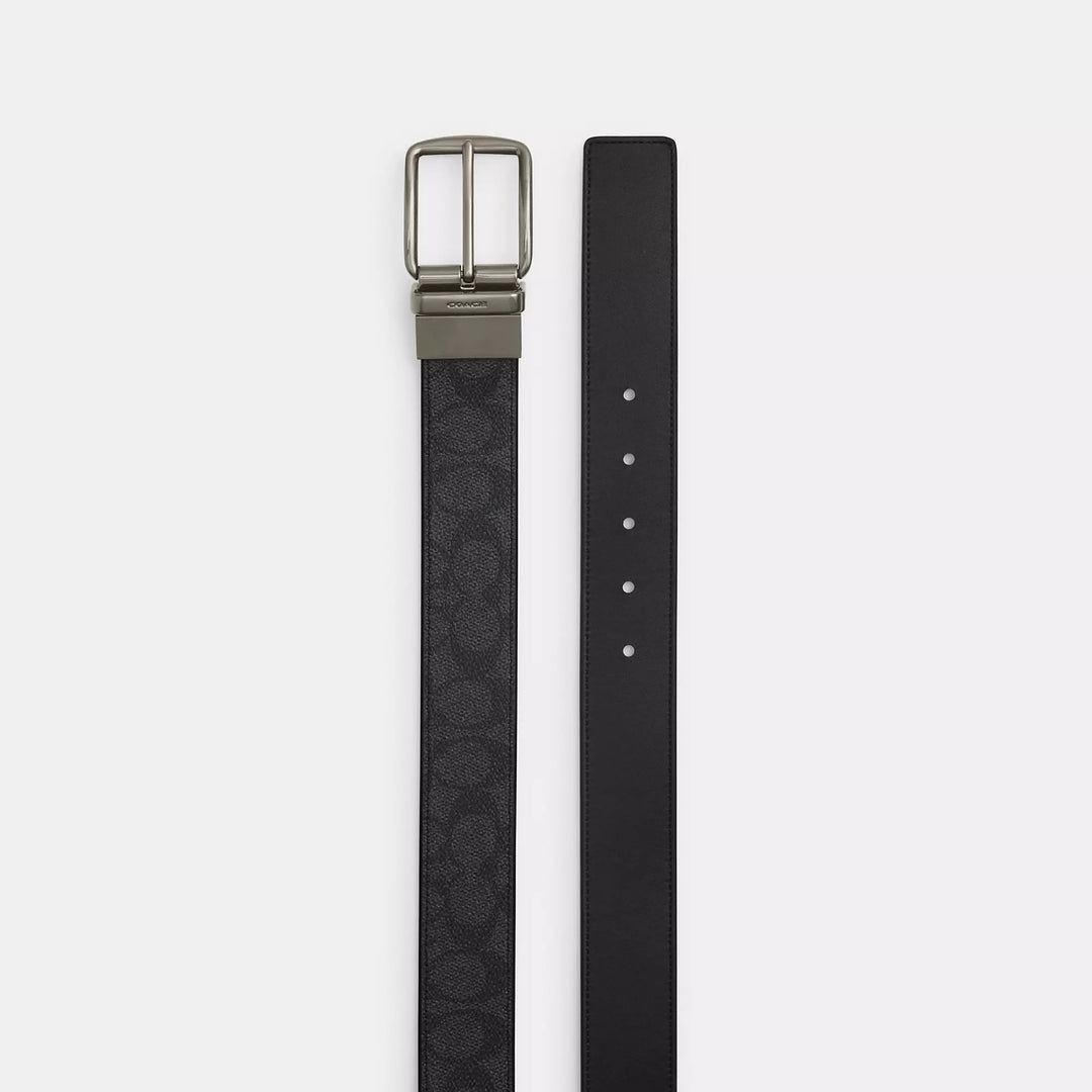 boxed card case and belt gift set in signature canvas