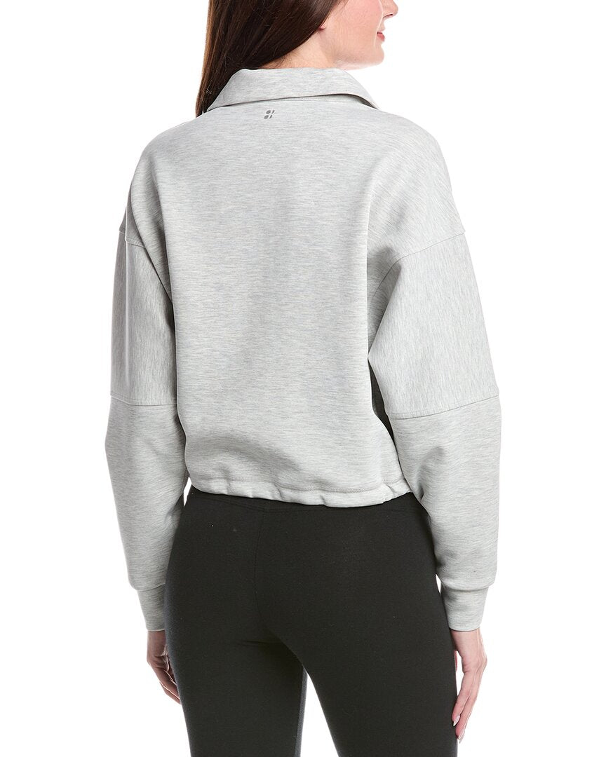 sand washed 1/2-zip