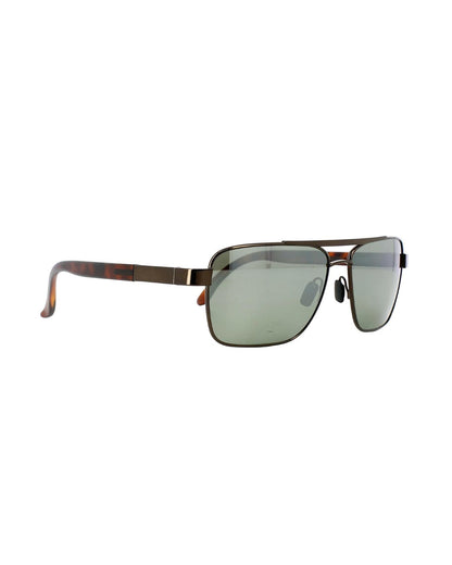 One Size - bronze tortoise shell/brown mirror
