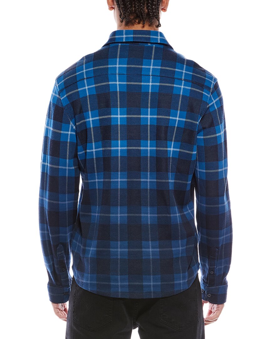 jacquard knit check shirt