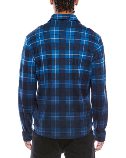 jacquard knit check shirt