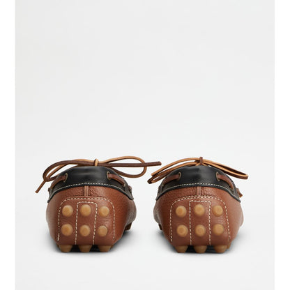 boat gommino bubble loafers in leather