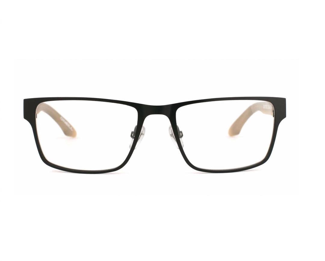 men's foster rectangle eyeglasses in black