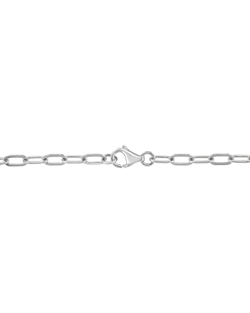 silver 0.14 ct. tw. diamond necklace